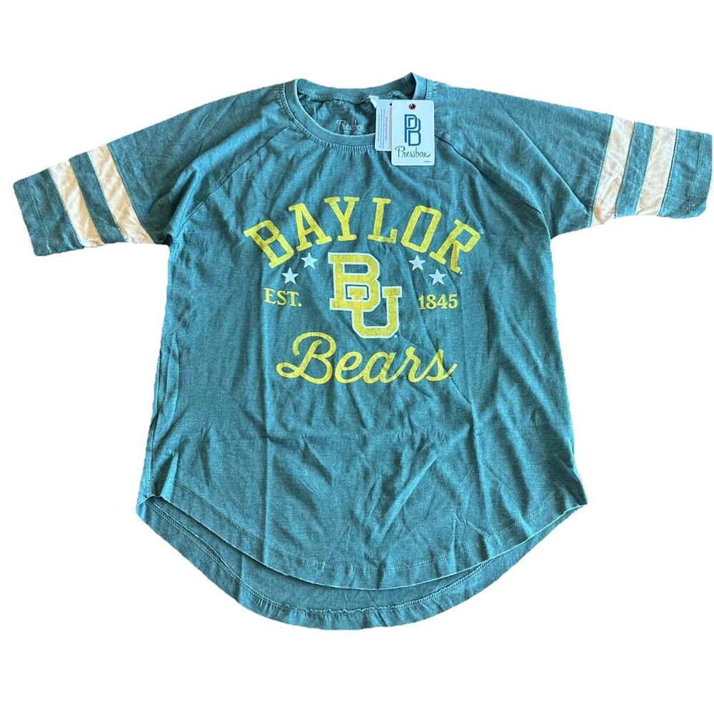 NWT Pressbox Baylor Bears Short Sleeve Shirt Size Women's Small